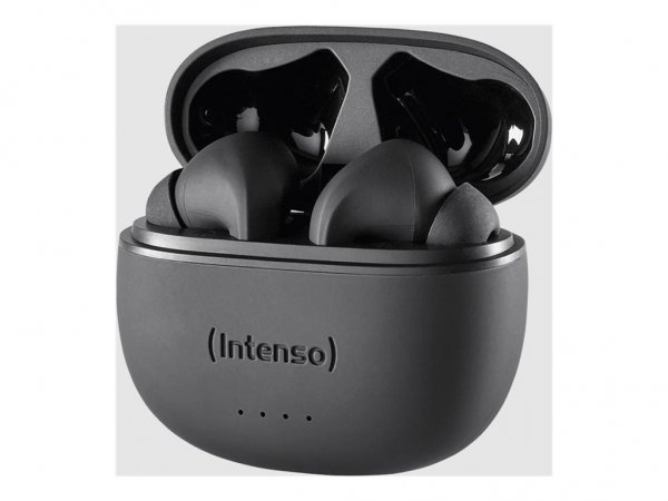 Intenso Black Buds T300A - True Wireless Stereo (TWS) - Chiamate/Musica/Sport/Tutti i giorni - Cuffi