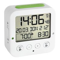 TFA 60.2528.02 - Sveglia digitale - Bianco - Plastica - -10 - 50 °C - LCD - Batteria TFA 60.2528.02 - Sveglia digitale - Bianco - Plastica - -10 - 50 °C - LCD - Batteria