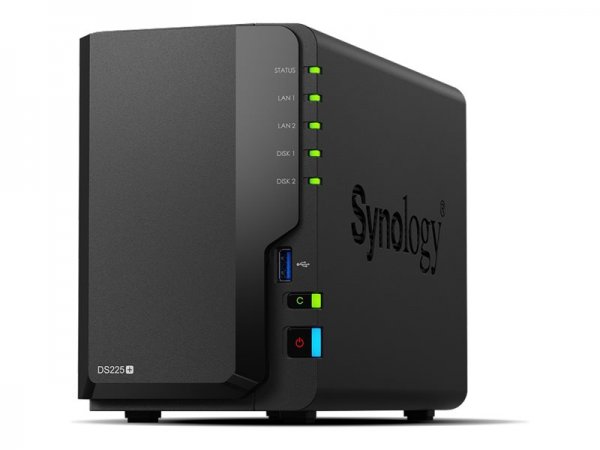 Synology Nas Disk Station Ds225+ 2 Bay - Server di archiviazione - NAS