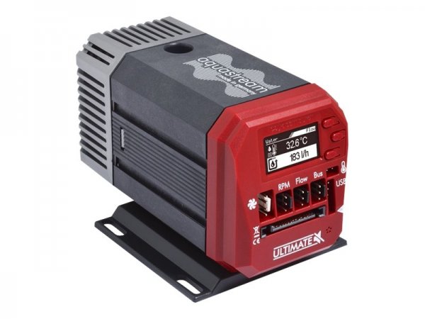Aqua Computer aquastream ULTIMATE - Pompa - Nero - Rosso - 75 mm - 118 mm - 72 mm