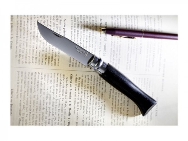 Opinel Taschenmesser No. 08 Ebenholz in Geschenkbox