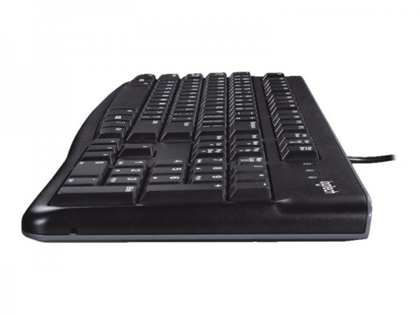 Logitech Desktop MK120 - Full-size (100%) - Cablato - USB - QWERTZ - Nero - Mouse incluso