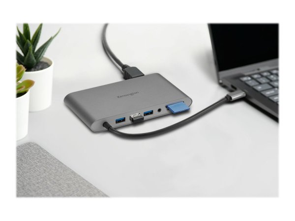 Kensington Docking station portatile senza driver doppia uscita video UH1440P USB-C 5 Gbps – DP/HDMI
