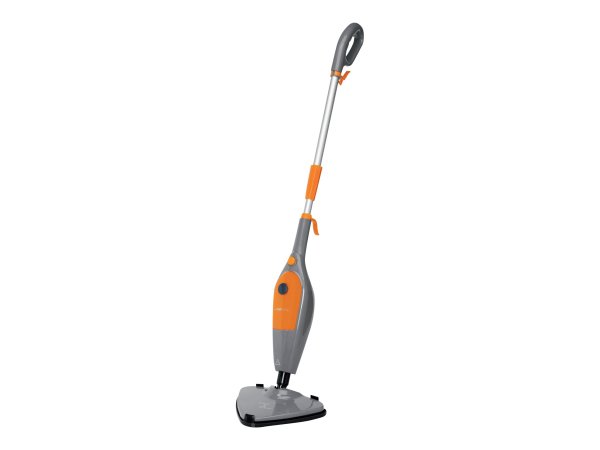Clatronic DR 3539 - Pulitore a vapore portatile - 0,3 L - Grigio - Arancione - 5 m - CE - 1500 W