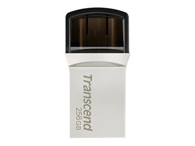 Transcend Usb 3.1 Pen Drive OTG Type-A&C Silver - USB-Stick - 256 GB