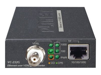 Planet 1000T Ethernet over Coaxial Converter - Converter - 1 Gbps