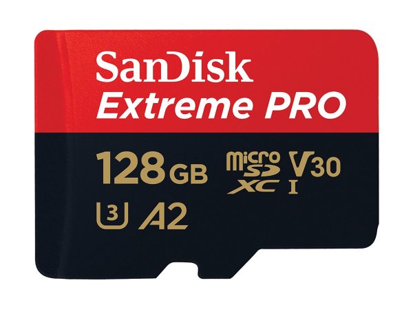 SanDisk Extreme PRO - 128 GB - MicroSDXC - Classe 10 - UHS-I - 200 MB/s - 90 MB/s
