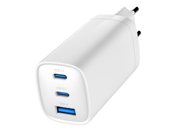 Gembird USB Typ C Schnellladegerät 65 W schwarz