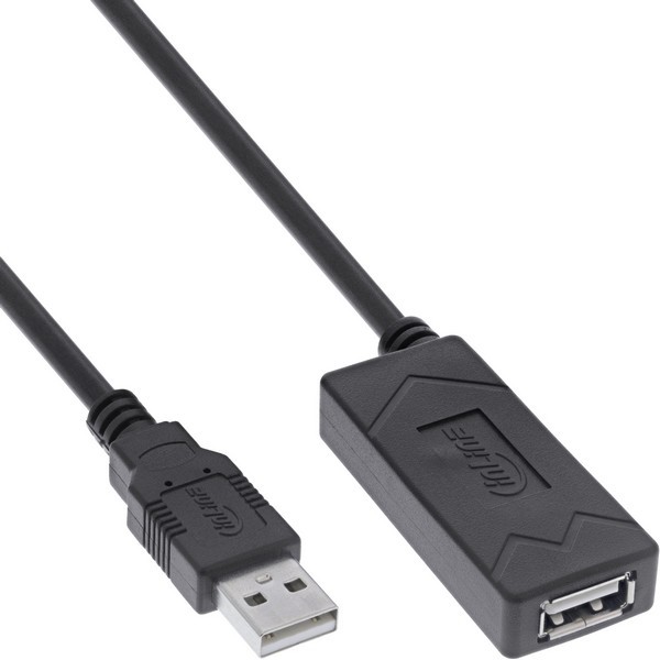 InLine Prolunga attiva USB 2.0 - spina/presa USB-A - 10 m
