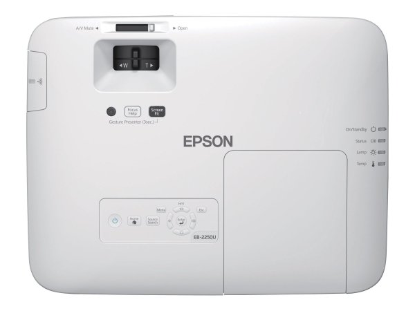 Epson EB-2250U - 5000 ANSI lumen - 3LCD - WUXGA (1920x1200) - 15000:1 - 16:10 - 1270 - 7620 mm (50 -