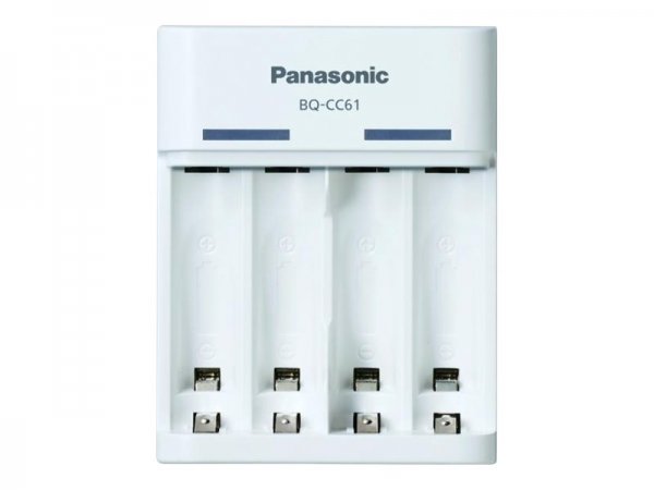 Panasonic Ladegerät BQ-CC61 unbestückt eneloop 52061002 - Caricabatteria - Idruro di nichel metallo
