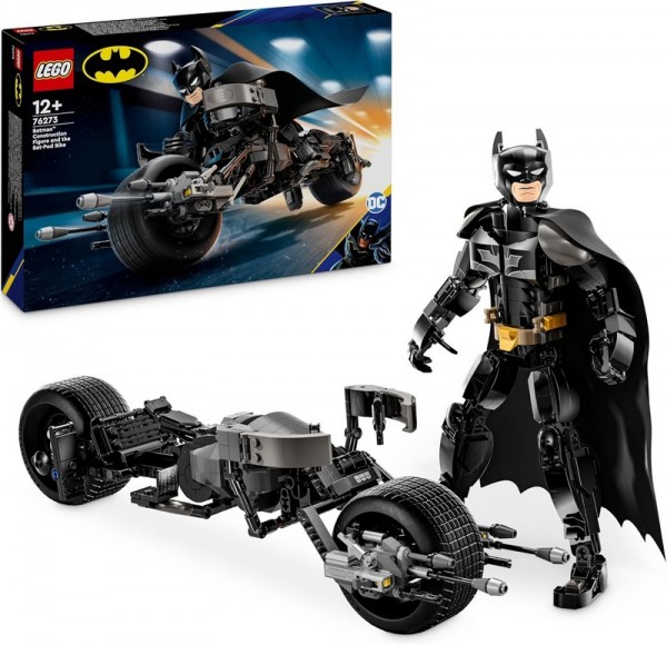 LEGO 76273 DC Super Heroes Batman Baufigur mit Batpod