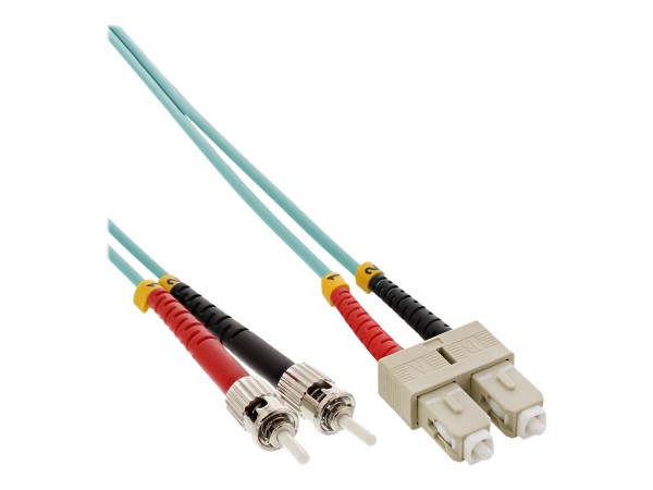 InLine Cavo Duplex - SC/ST 50/125µm - Fibra Ottica OM3 - 10m