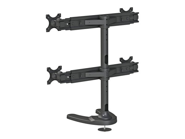 Neomounts FPMA-D700DD4 Supporto per monitor 19-30" - Indipendente/passacavo - 8 kg - 48,3 cm (19") -