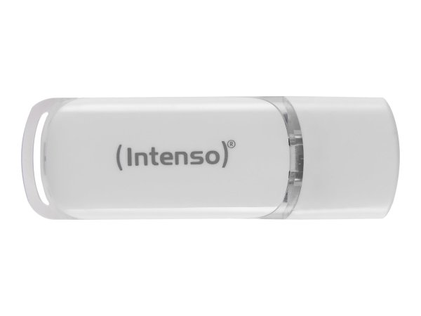 Intenso Flash Line - 128 GB - USB tipo-C - 3.2 Gen 1 (3.1 Gen 1) - 70 MB/s - Cuffia - Bianco