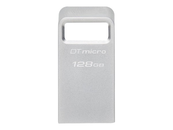 Kingston DataTraveler 128GB Micro 200MB/s Metal USB 3.2 Gen 1 - 128 GB - USB tipo A - 3.2 Gen 1 (3.1
