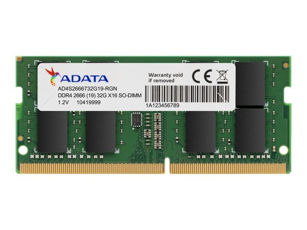 ADATA Premier - 8 GB - DDR4 - 2666 MHz - 260-pin SO-DIMM