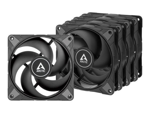 Arctic P12 Max GehA¤uselA fter PWM High-Speed 120mm 5 Pack - Case fan - 0,6 Sone