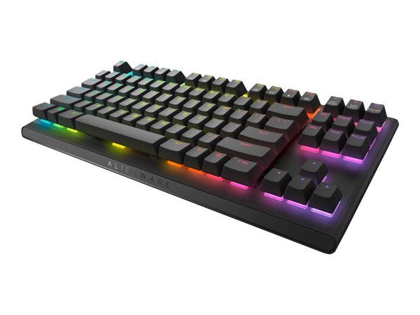 Dell Alienware AW420K - Tenkeyless (80 - 87%) - USB - Interruttore a chiave meccanica - LED RGB - Ne