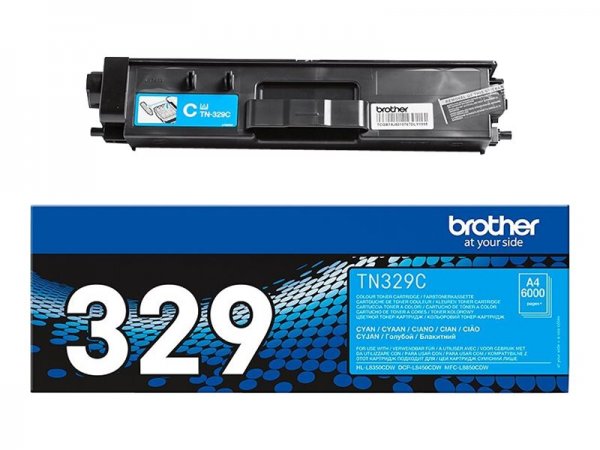 Brother TN-329C - 6000 pagine - Ciano - 1 pz