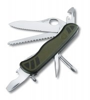 Victorinox Swiss Soldier's Knife 08 - Coltello con lama a bloccaggio - Coltello multiuso - 18 mm - 1