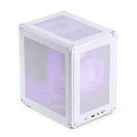 Jonsbo C6 Micro-ATX Gehäuse - weiß White - Midi/minitower - ATX