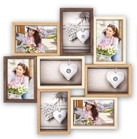 Zep Montreaux - Legno - Legno - Set di cornici per foto - Parete - 10 x 15 cm - Rettangolare