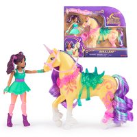 Spin Master Unicorn Academy - Ava und Einhorn Leaf Set ca. 12 cm Originalfigure...