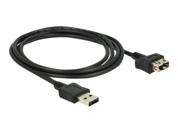 Delock EasyUSB ShapeCable - USB-Verlängerungskabel - USB W - Cavo - Digitale/dati