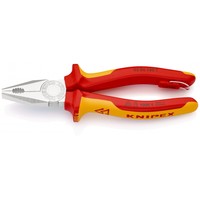 KNIPEX 03 06 180 T - Pinze diagonali - Cromo - Metallo - Plastica - Rosso - Giallo - 55 mm - 180 mm