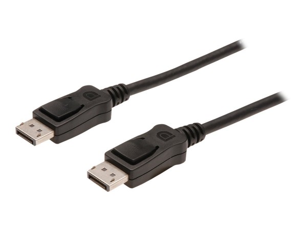 DIGITUS Cavo di collegamento DisplayPort - 3 m - DisplayPort - DisplayPort - Maschio - Maschio - Ner