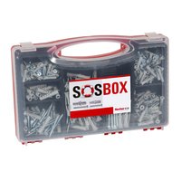 fischer 533629 - Kit di viti e tasselli a muro - Cemento - Metallo - Plastica - Grigio - Acciaio - 1