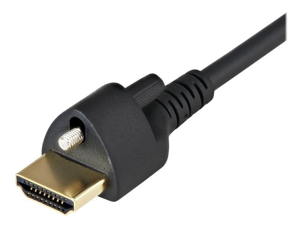 StarTech.com HDMI Cable with Locking Screw - 4K 60Hz HDR - High Speed 2.0 Monitor - Cavo - Digitale/
