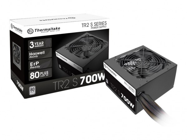 Thermaltake TRS-700AH2NK - 700 W - 230 V - 50 - 60 Hz - 9 A - Attivo - 120 W