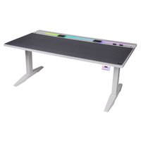 Thermaltake G700 RGB White Gaming Desk weiss RGB-LED-Lichtleiste 16.8 Millionen