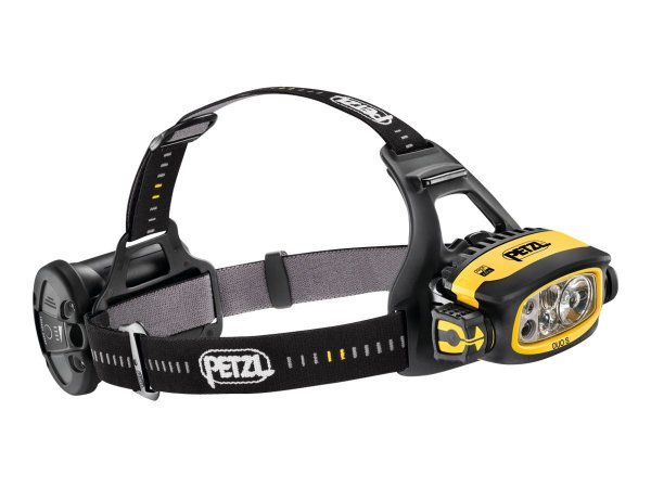 Petzl Duo S - Torcia a fascia - Nero - Giallo - 1 m - IP67 - CE - 80 lm