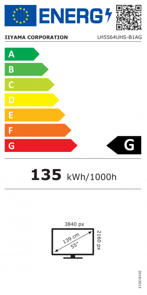 Iiyama LH5564UHS-B1AG 139.7cm 55"