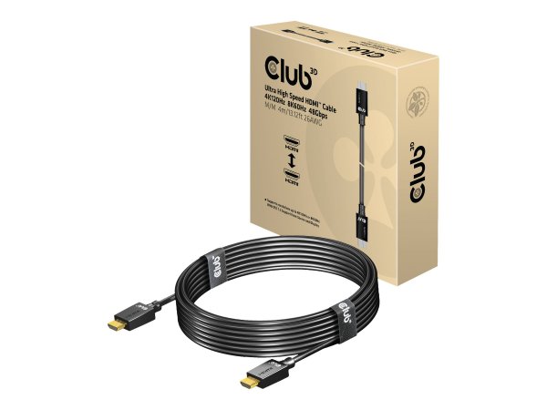 Club 3D CAC-1374 - 4 m - HDMI tipo A (Standard) - HDMI tipo A (Standard) - Compatibilità 3D - 48 Gbi