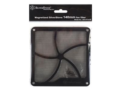 SilverStone FF141B - ABS sintetico - Nero