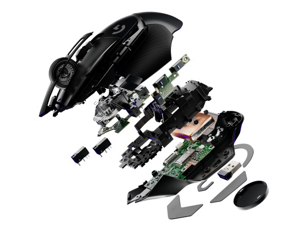 Logitech G G502 X, rechts, Optisch, USB Typ-A, 25600 DPI, Schwarz - Mouse - 25600 dpi