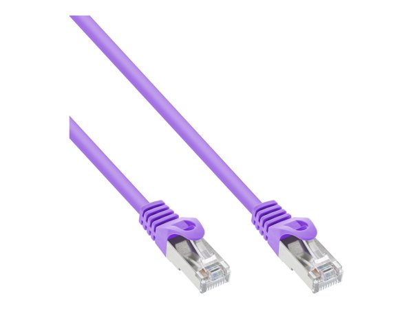 InLine Cavo patch Lan - SF/UTP - Cat.5e - viola - 2m