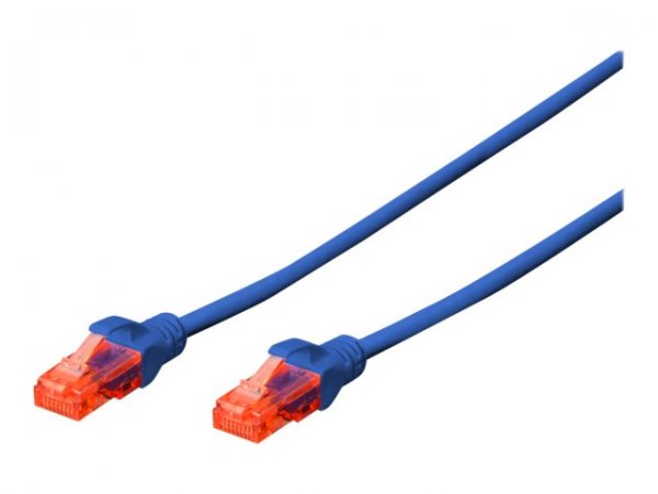 DIGITUS Cavo patch U/UTP CAT - LSZH - 5 m - Cat6 - U/UTP (UTP) - RJ-45 - RJ-45 - Blu