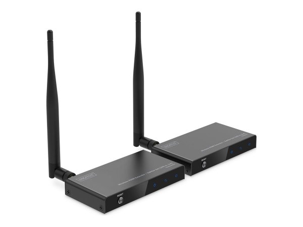DIGITUS Wireless HDMI Extender Splitter Set 1x4 Extender/Splitter - Cavo/adattatore - Digitale/displ