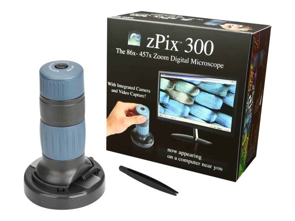 Carson zPix 300 - Microscopio digitale - 457x - 86x - 129,5 mm - 138,9 g - USB