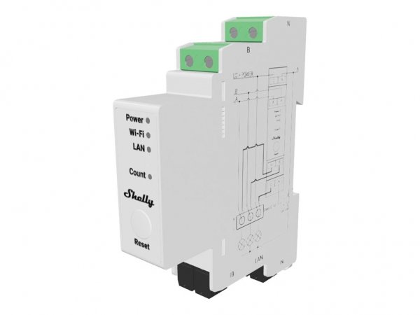 Shelly · Hutschiene·""Pro 3EM-3CT63""· Stromzähler· inkl. CT· Messfunktion· WLAN·