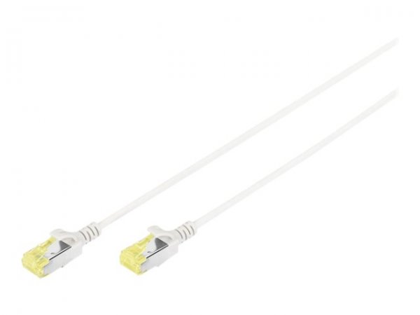 DIGITUS Cavo patch slim CAT 6A U/FTP - 1 m - Cat6a - U/FTP (STP) - RJ-45 - RJ-45 - Grigio