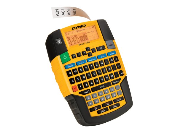 Dymo RHINO 4200 - QWERTZ - Nero - Giallo
