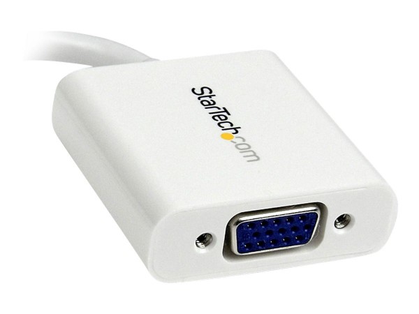 StarTech.com Adattatore convertitore video Mini DisplayPort a VGA - Bianco - 0,13 m - Mini DisplayPo