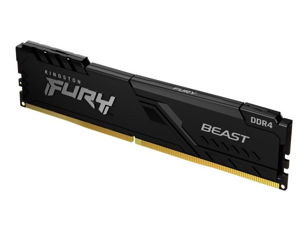 Kingston FURY Beast 16GB 3600MT/s DDR4 CL18 DIMM Black - 16 GB - 1 x 16 GB - DDR4 - 288-pin DIMM