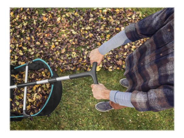 Gardena 3565-20 - Spazzatrice a spinta - Nero - Blu - Argento